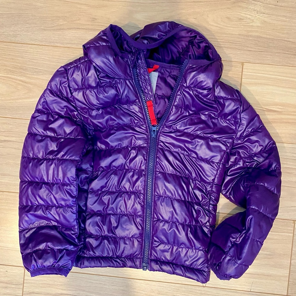Purple puffer Jacket